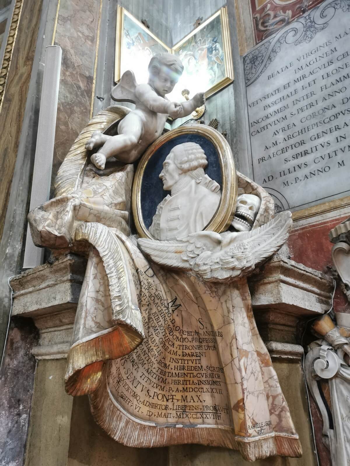 Pietro Giavina's tombstone, Rome (01) (by dAngelo-Froio).jpg